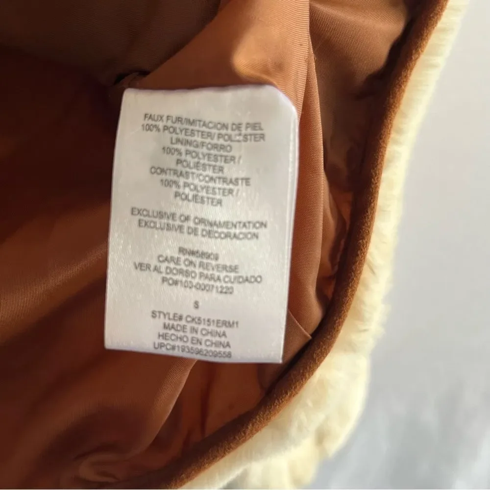 Copper Key Cream Sherpa Jacket